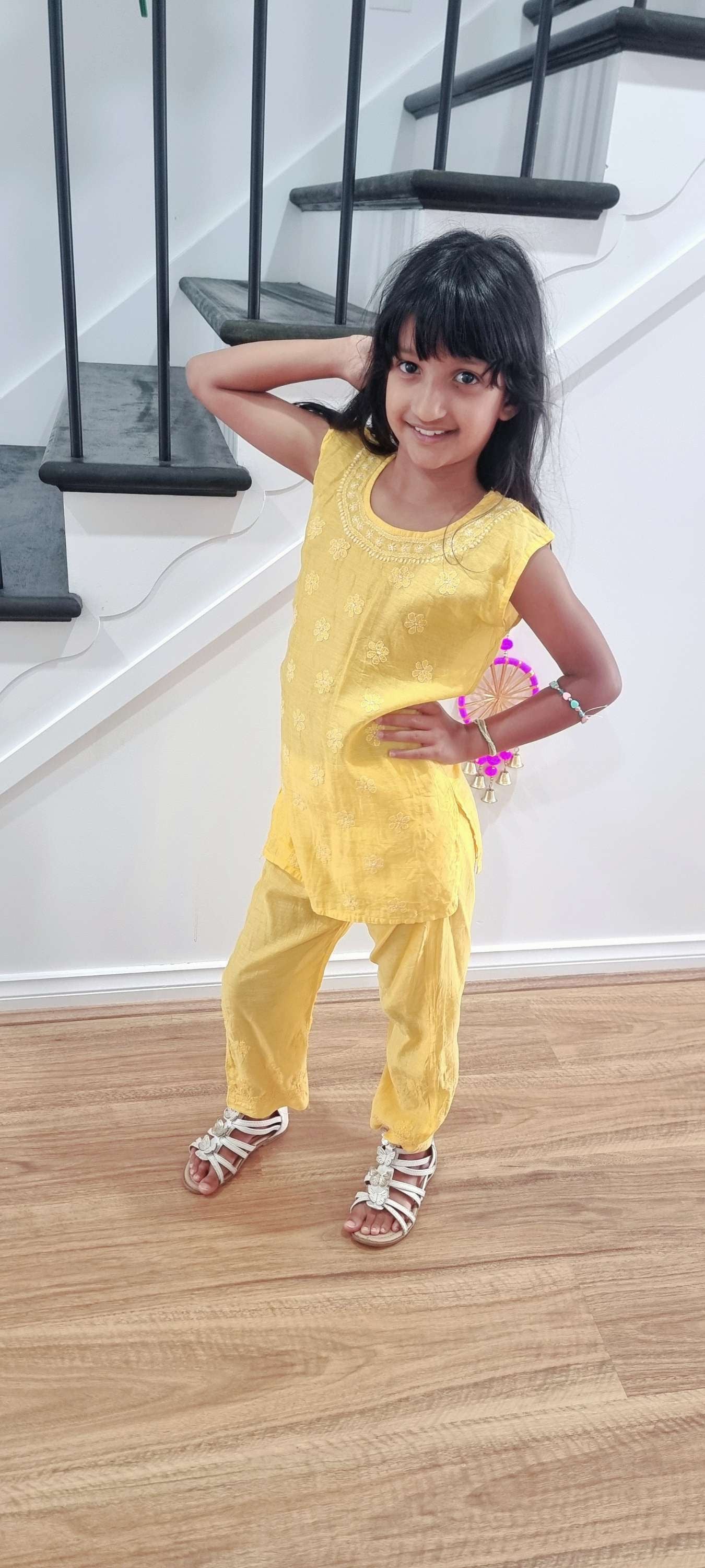 Kids designer silk suit