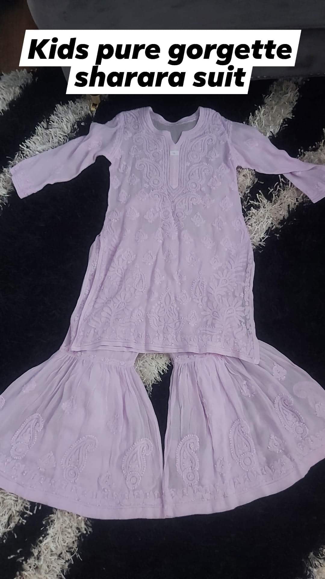 Designer Kids sharara suit for Girls