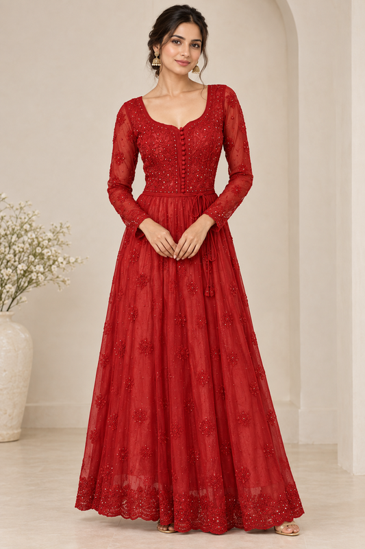 Ruhaniyat red anarkali
