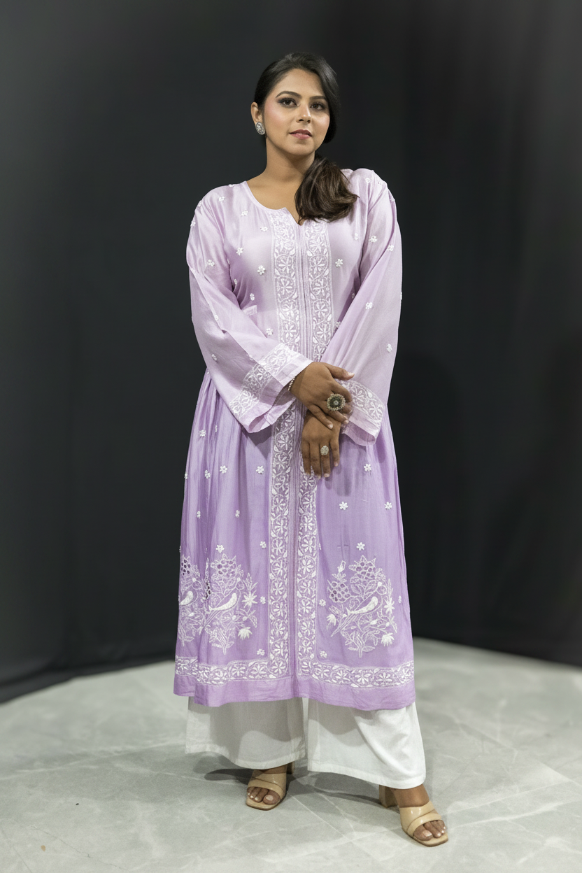 Silk Long dress nargisi