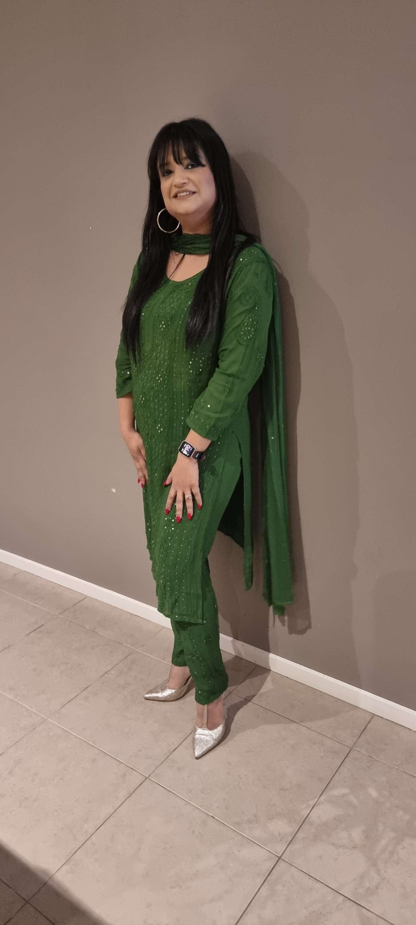 Ruhaani chikankari suit