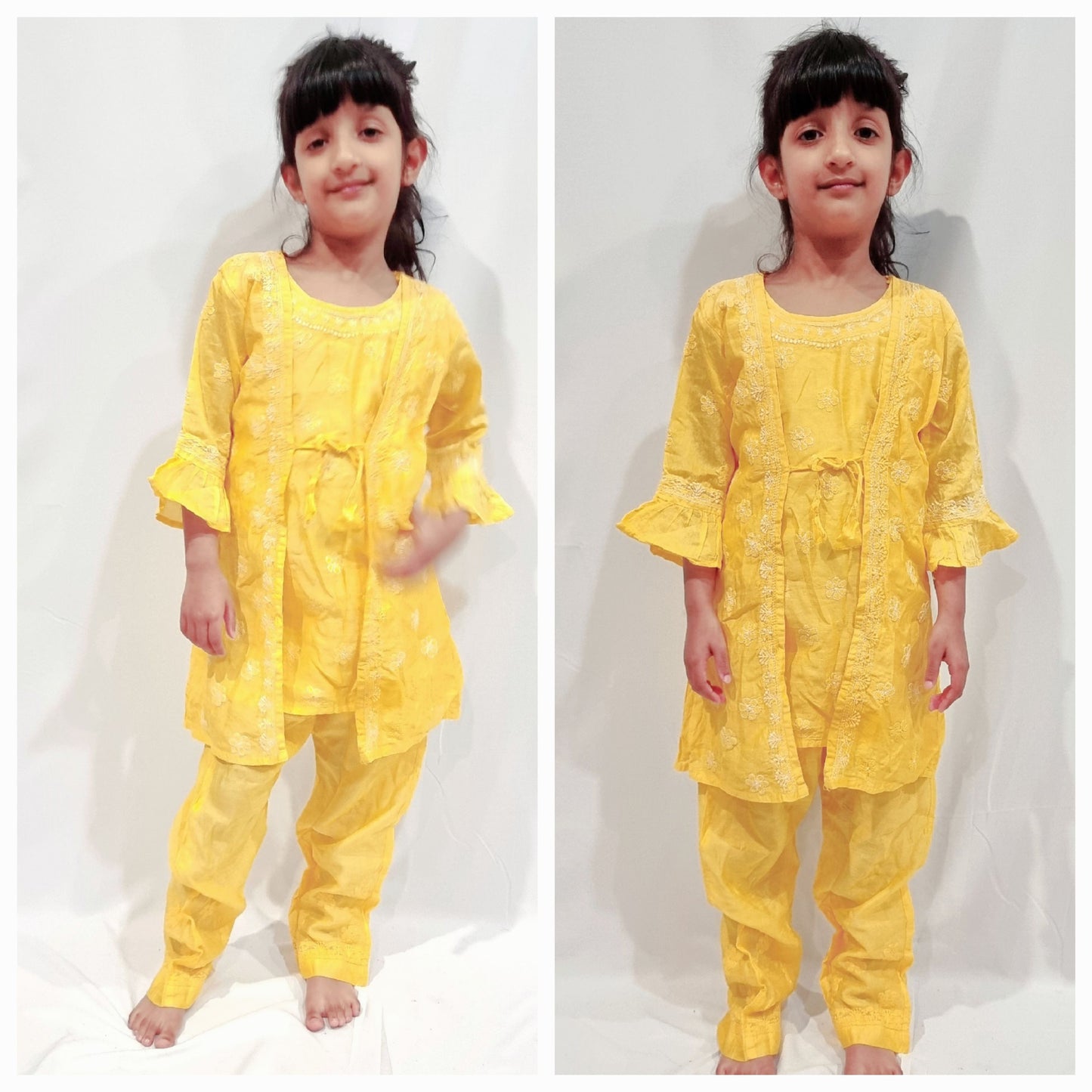 Kids designer silk suit