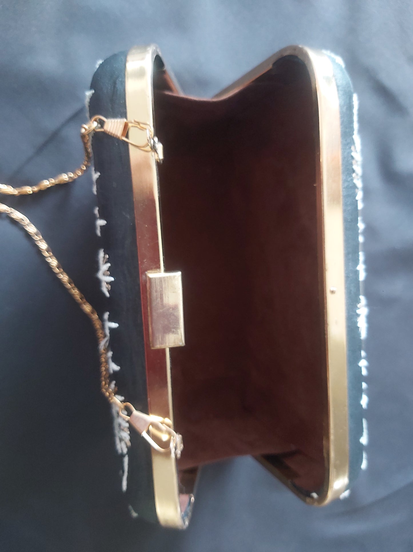 Chikankari  designer clutch