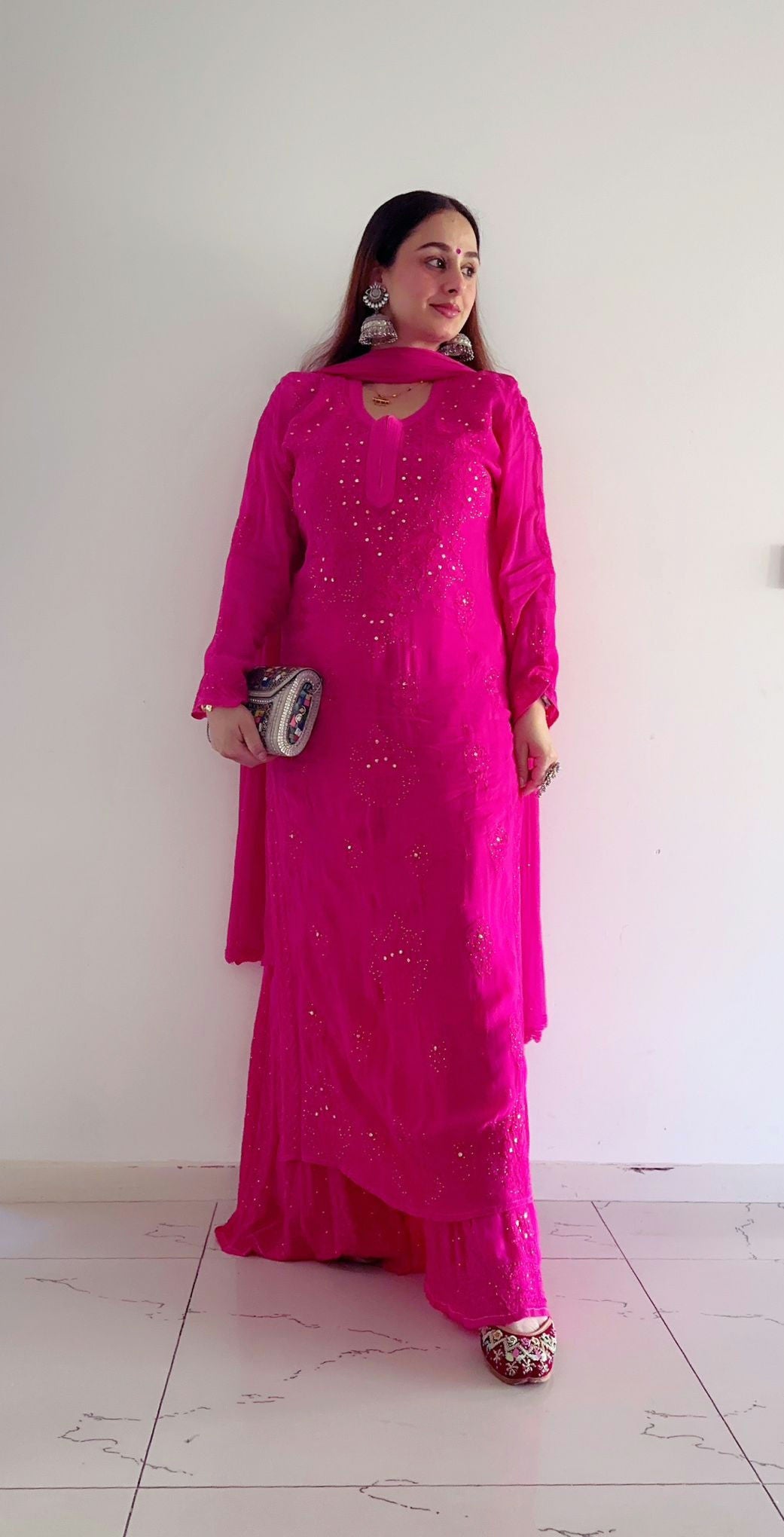 Long Kurta Luxury sharara suit
