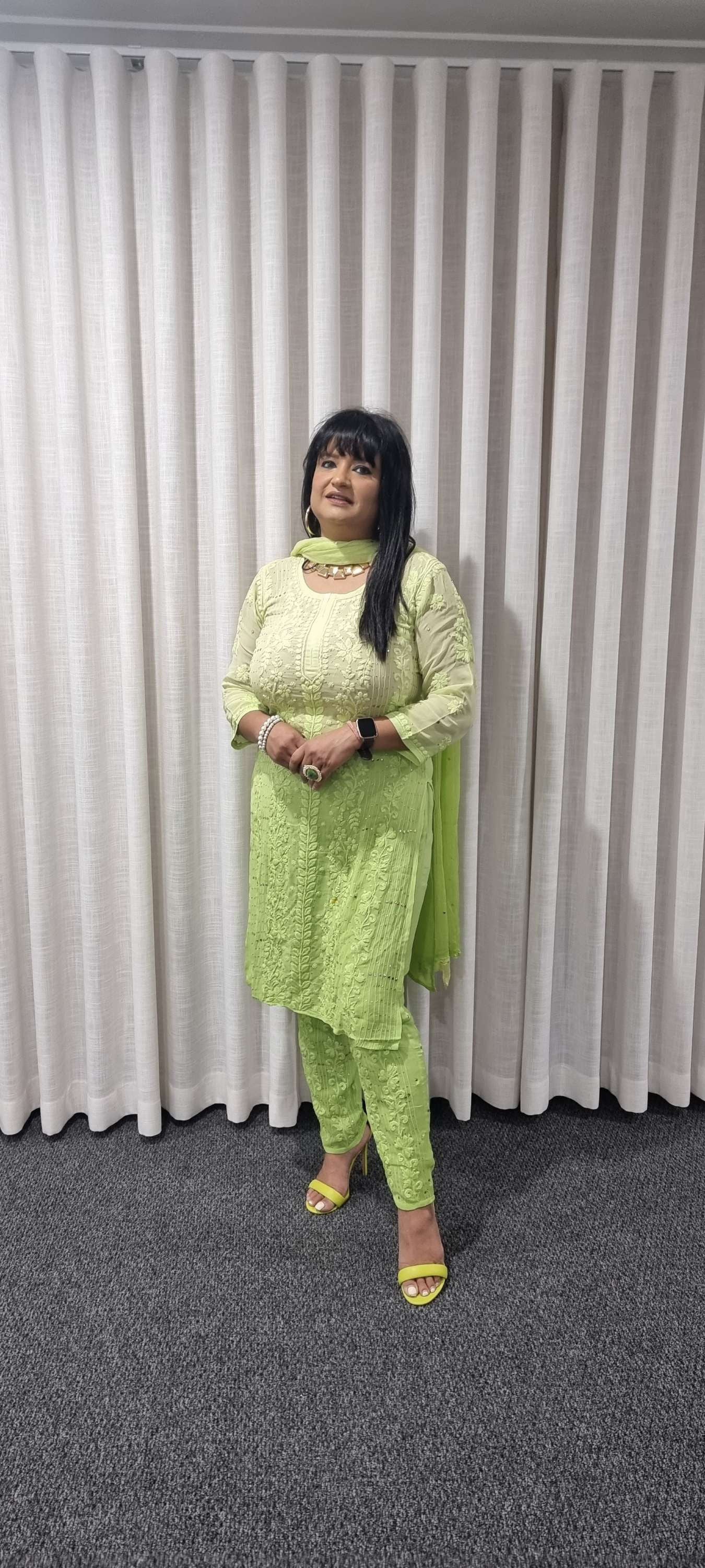 Ruhaani chikankari suit