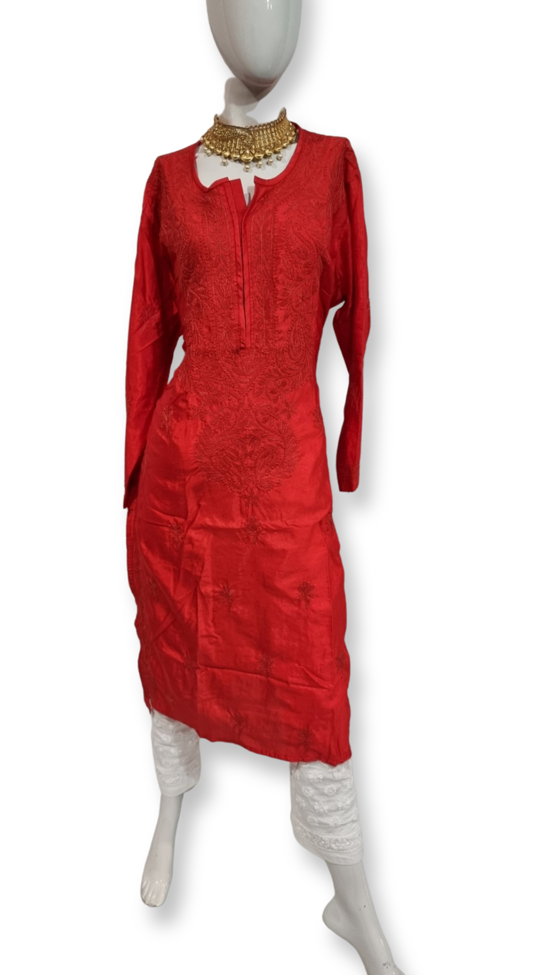 Plus size Crepe silk kurta