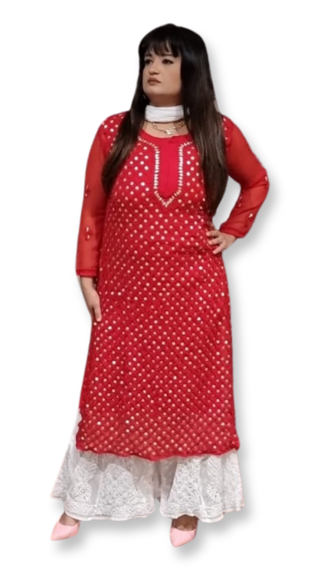 Gotapatti Chikankari Kurta