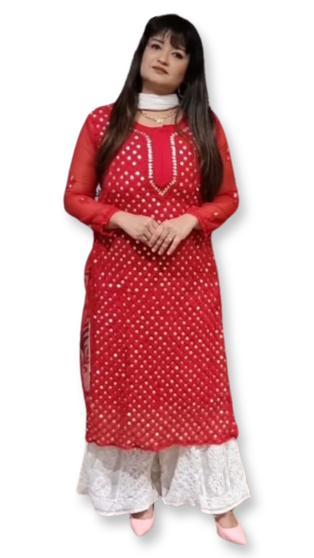 Gotapatti Chikankari Kurta