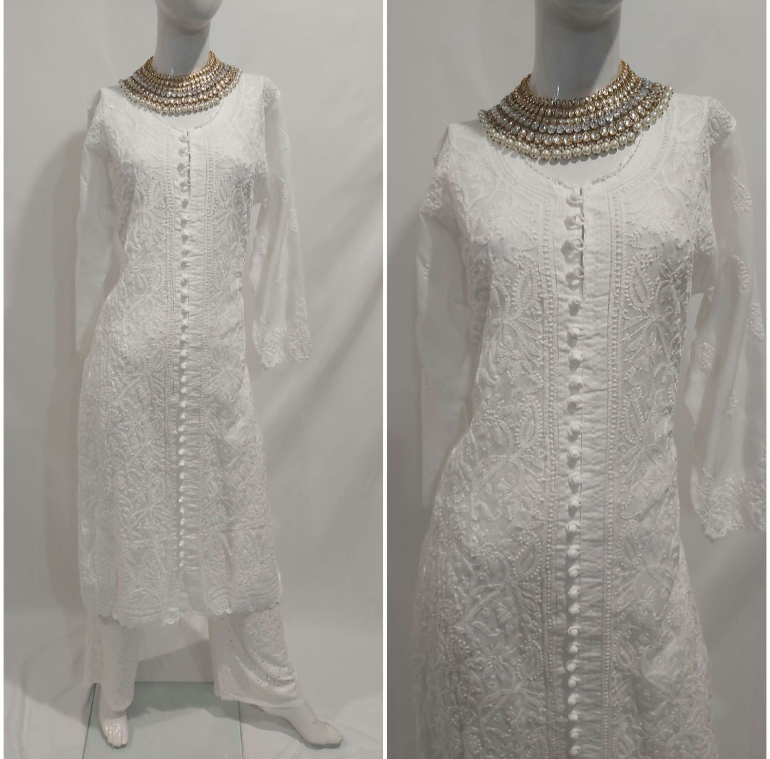 Premium chikankari kurta