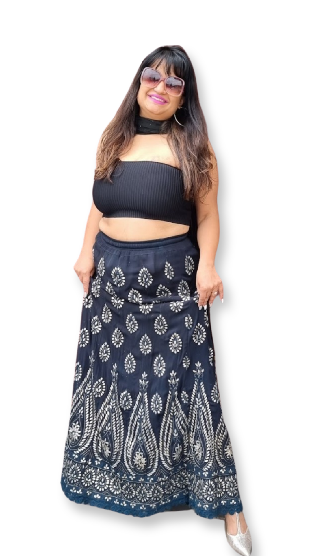 Gotapatti skirt,top and dupatta