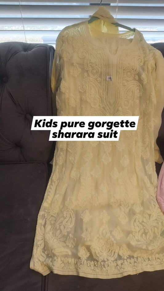 Designer Kids sharara suit for Girls