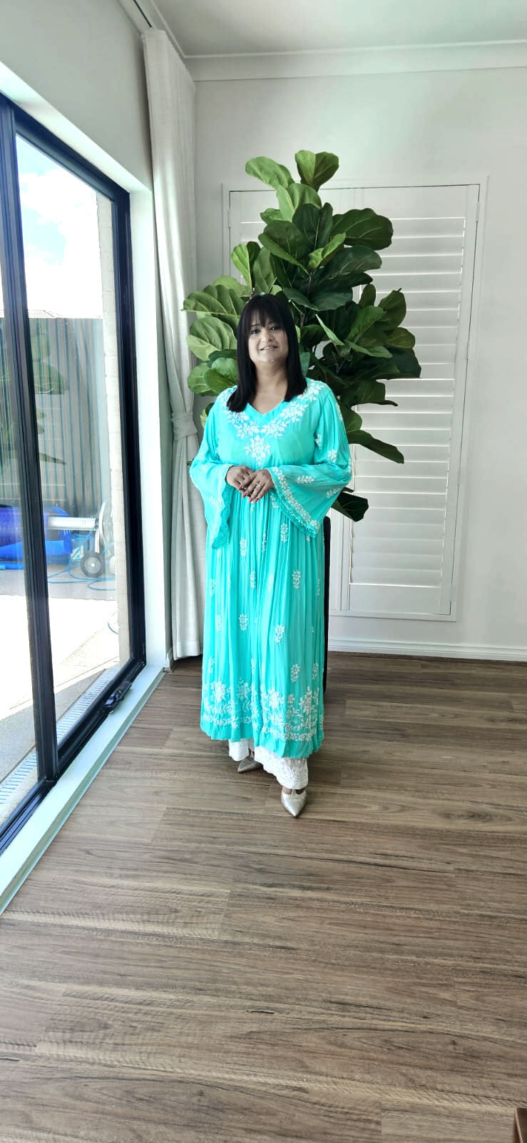 Mulmul Chikankari gowns