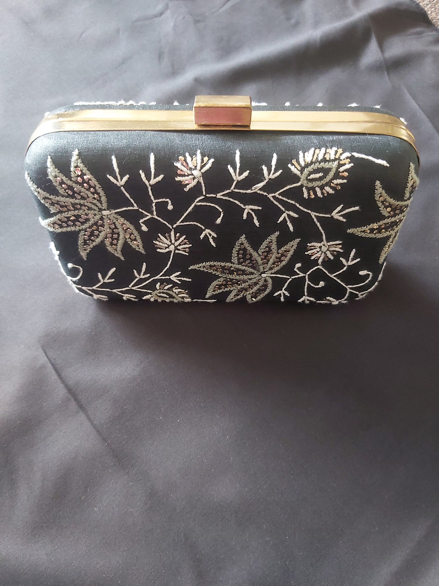 Chikankari  designer clutch