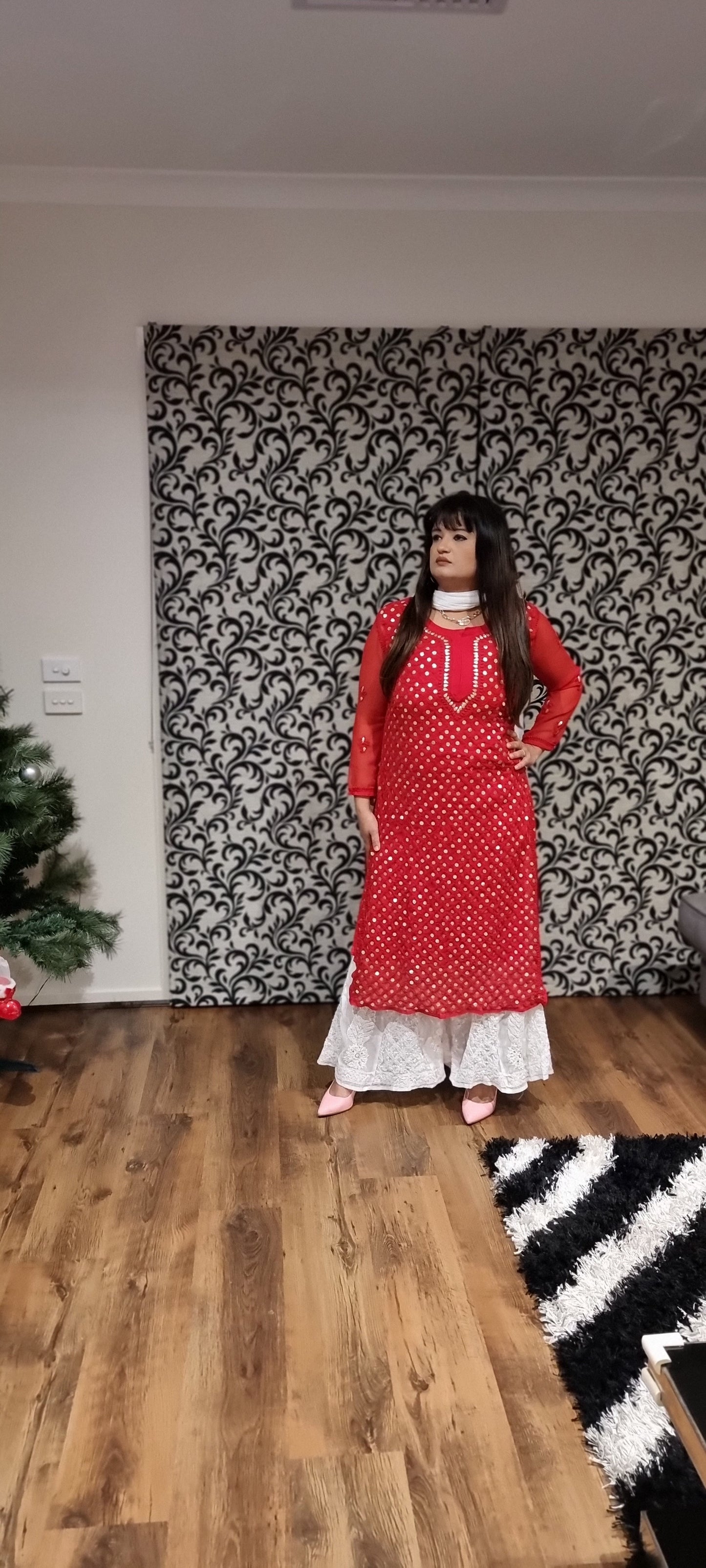 Gotapatti Chikankari Kurta