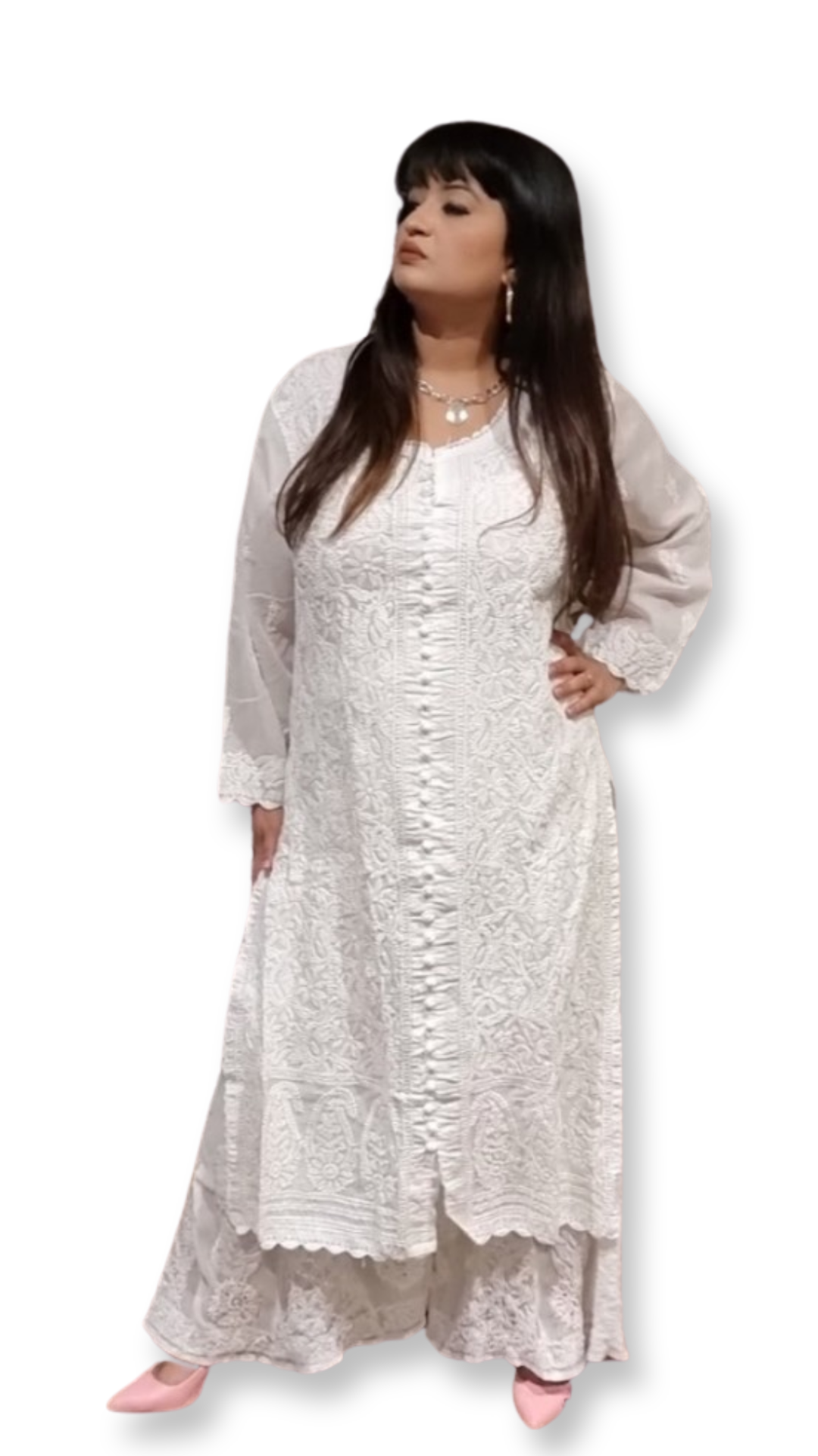 Premium chikankari kurta